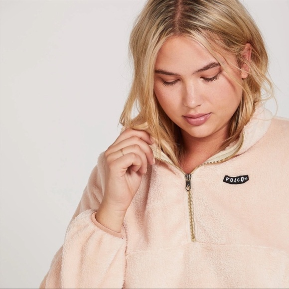 🔆VOLCOM🔆 PHEELIN PHUZZY COZY SOFT JACKET - Picture 5 of 17